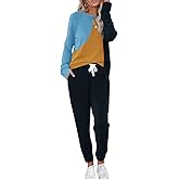 ETCYY NEW Lounge Sets for Women Two Piece Outfits Sweatsuits Sets Long Pant Loungewear Workout Athletic Tracksuits