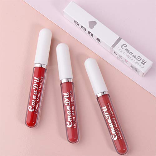 TONGHANG Matte Liquid Lipstick Makeup Set Waterproof Long Lasting Lip Gloss Smooth Soft Nude Sexy Matte Lip Glosses Lip Stains Makeup Gift Sets for Women Beauty Lip Gloss Cosmetics Set (1pcs,08)