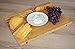 EXTRA LARGE Bamboo Cutting Board for Kitchen - Wide Groove one one side reversible with 2 Compartments for different foods - Professional Grade Cuttingboard, Butcher Block