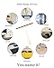 ZEALOTT Professional Hand-held 11-Inch Rubber Blade Squeegee with Hanging Hole for Cleaning Glass Windows, Shower Doors, Bathroom Tiles, Garage Floors, Mirrors, Car Windshield - Ivory White
