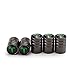 TK-KLZ 5Pcs Chrome Car Tire Valve Stem Caps for Tesla Roadster Model S Model X Model 3 TESLASUV Decorative Accessory