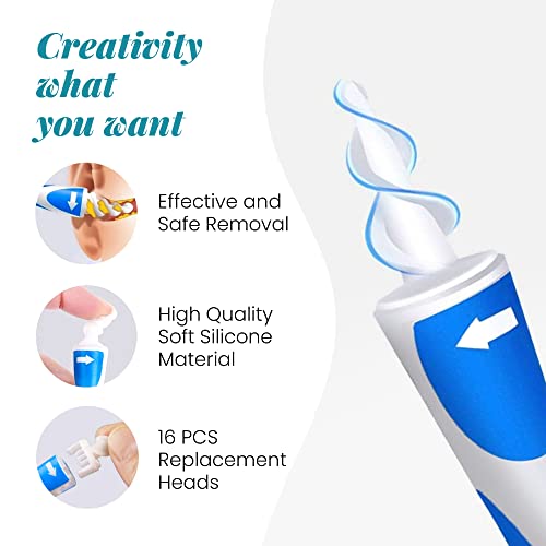 WAXIWAY QGrips Ear Wax Remover Kit 3in1 Ear Cleaner + Silicone Ear