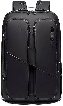 Travel Laptop Backpack, Slim Durable Bookbag with USB Charger, Anti-Theft, Water Resistant, Fits 15.6 Inch Notebook