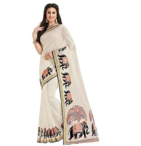 Art Silk with Blouse Piece Saree