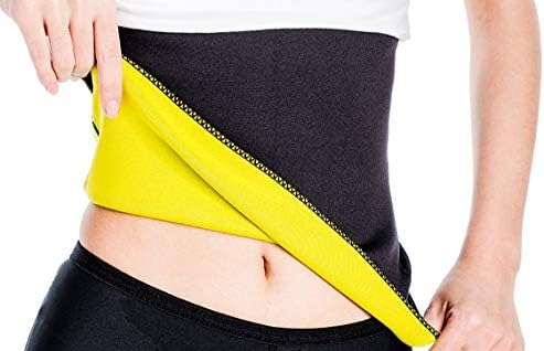 Cure18 Women's Slimming Shapewear Tummy Control Sport Waist Belt Fitness Body Shaper for Workout Gym Trainer | Shapewear for Men and Women (Black)