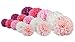 Voplop Paper Pom Poms - 20 pcs of 8, 10, 14 Inch - Paper Flowers - Perfect for Wedding Decor - Birthday Celebration - Table and Wall Decoration (Pink Mix)