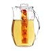 VeBo Tea and Fruit Infusion Pitcher With Ice Core Rod - 2.9 Quart Water Pitcher Infuser