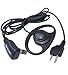 Arama B108L02 Pro D Shape Ear Hook Earpiece Headset with PTT Mic for Midland Alan 2 Way Radio