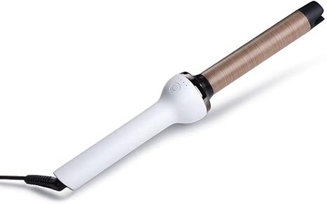 Instyler Cerasilk Hair Professional Styling Wand Salon Quality At Home Woven Ceramic Covered Plates 92 Less Damage Cool Touch Grip Tip Digital Temperature Control White Amazon Co Uk Beauty