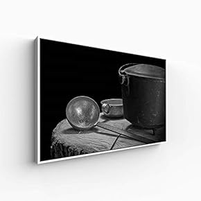 Canvas Wall Art for Living Room, Bedroom Black and White Article Framed Canvas Prints for Home Decoration Ready to Hang - 16x24 inches