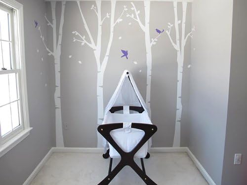 Pop Decors PT-0136-1-Vc Beautiful Wall Decal, Birch Trees