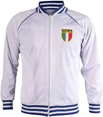 Italy/Italia Jacket Retro Football Tracksuit Zipped Jacket Men Top