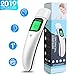 【New Version】Baby Thermometer Forehead and Ear, Dynasco Quick Reading Digital Infrared Temporal Thermometer [35 Readings Memory, Mute Optional] 3 LCD Backlights,Fever Thermometer for Infant Baby Adult