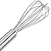 Utopia Kitchen Stainless Steel Whisk Set - Wire Whisk - Balloon Whisk Set - Egg Frother, Milk & Egg Beater - Kitchen Utensils for Blending, Whisking, Beating & Stirring - Set of 3