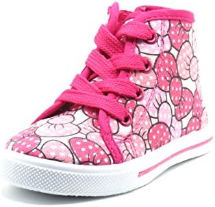 Blue burry New Cute Infant Baby &amp; Toddler Girls Shoes Sneakers JR-82F (Size 7, Fuch Bow)