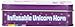 Accoutrements Inflatable Unicorn Horn
