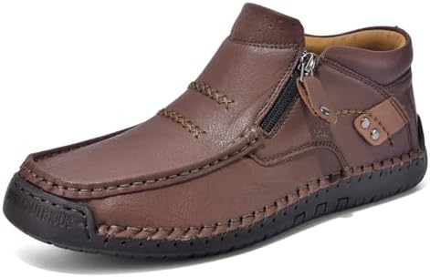NWT Casual Leather Handmade Non-Slip Arch Support Boots 10.5 Amazon.com: WXDSTW Men main image 4