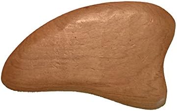 Wooden Gua Sha Deep Tissue Muscle Massager Scraping Tool - Promotes Blood Flow, Facial Muscular Relief, &amp; Recovery
