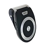 Car Speakerphone, YETOR Bluetooth Handsfree Sun Visor In-car kit Multipoint Wireless Connection with Clip for iPhone, iPad, Samsung Galaxy, HTC, LG, Android Phones & Tablets -PRO6