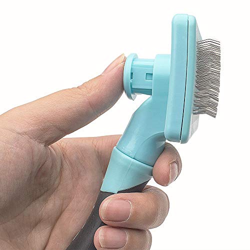 Hihamer Self Cleaning Pet Slicker Brushes Tools,Comb to Removes Mats Tangles with Loose Hair for Dog and Cat