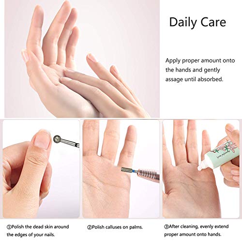 Aokitec Nail Drill Bits 30PCS Carbide 3/32inch (2.35mm) Cuticle Nail Drill Bits Set for Art Nail Cuticle Manicure Pedicure Tools