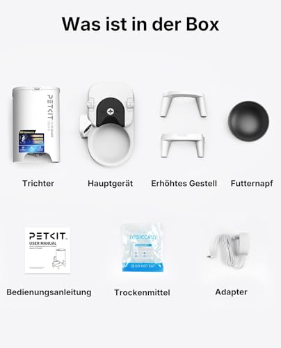 PETKIT YumShare Solo 2 Automatic Feeder with Camera, Face Detection for Multiple Cats, AI Automatic Cat Feeder, 3L Cat Feeder, Automatic Feeder for Cats and Dogs, 2.4 & 5G Wi-Fi