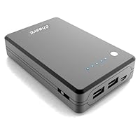 cheero Power Plus 大容量 10000mAh モバイルバッテリー iPhone4S / iPhone 4 / iPhone3GS / 新iPad / iPad2 / iPad / iPod / スマートフォン 対応 携帯バッテリー 出力2.1Aと1AのUSB×2で2台同時充電可能 ★半年保証★ 日本語取扱説明書付き cheeroポーチ付き(期間限定)