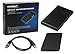 Sabrent Ultra Slim USB 2.0 to 2.5-Inch SATA External Aluminum Hard Drive Enclosure [Black] (EC-UK25)