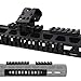 Semedea M-Lok Picatinny Rail, 5-Slot 7-Slot 13-Slot Aluminum Picatinny Rails Section for MLOK Compatible Systems with 6 T-Nuts & 6 Screws & 3 Allen Wrench (Black2, Hollow-Out Design)