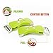 Peeler Portable Compact Mini Size Lightweight Easy to Carry Durable Dual Head Small Shredder Kitchen Tool Convenient Two Way Use Peeling Surrendering Green