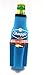 Chuggie Beer Bottle with Two Pockets - Holds Cigarette and Lighter, Phone, Keys, 3mm Neoprene (Blue)