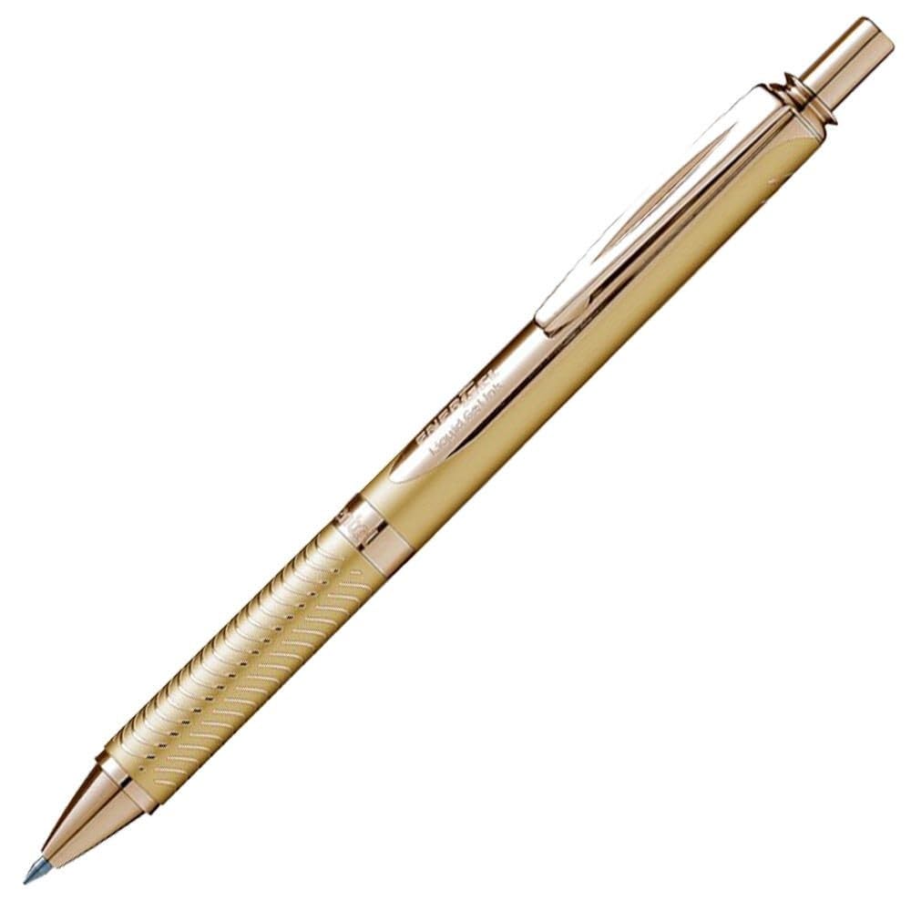 Pentel BL407-A line Width, Liquid Gel-Roller Sterling with a Pressure Mechanism, 0.35 mm Gold