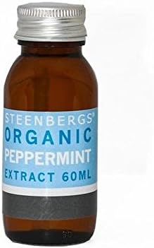 Steenbergs Organic Peppermint Extract 60ml - Pack of 2