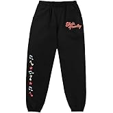 Elvis Presley Unisex-Adult Official Elvis Presley Merch Red/Black Logo Sweatpants