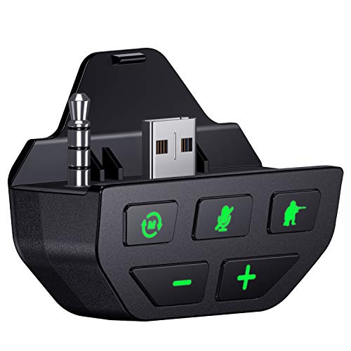 ALIENGT Headset Adapter for Xbox One Controller, Audio Mic Headset