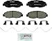BOSCH BC1578 QuietCast Premium Ceramic Disc Brake Pad Set - Compatible with Select Honda Civic; FRONT