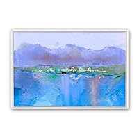 Framed Canvas Wall Art Color Abstract Canvas Prints Home Artwork Decoration for Living Room,Bedroom - 16x24 inches