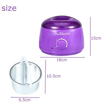 Buy Shoppy Shop 450ml Wax Heater Purple Small Melting Pot Mini Spa