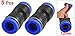 uxcell 5 Pcs Straight 2 Ways Coupler Quick Joint Push in Fittings for 12mm Tube