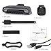 Meilan Smart Bike Tail Light X5 USB Rechargeable with Wireless Remote Turn signals Laser Beams for Moutain Bike,BMX Bike,Road Bicycle and Hybrid Bike 85 Lumens