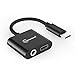 Kimwood USB C to 3.5mm Headphone Charge Adapter Compatible for Pixel 2/2XL/3/3XL, iPad Pro 2018, HTC, Huawei, Huawei Mate 30 Pro, Essential Phone and More