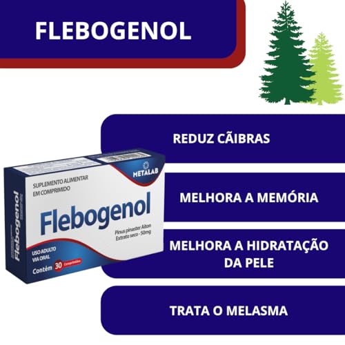 Flebogenol 30 comprimidos Pinus Pinaster 50mg
