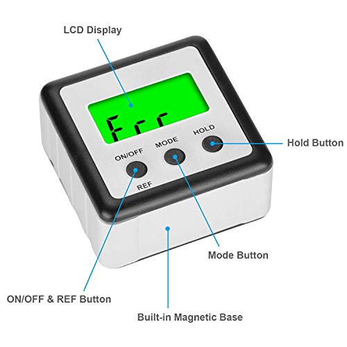 Digital Level Protractor Inclinometer Level Angle Meter Angle