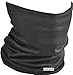 E Specialties Solid Black Seamless Tube Neck Warmer Face Mask Ski Snowboard Motorcycle Biker