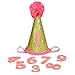 Whoooâ€s Having a Birthday Gift Set for Girls- Book, Owl, and Keepsake Hat with Changeable Stickers for Years 1-9. Perfect First Birthday and Toddler Years 1 2 3 4 5