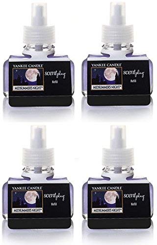 Yankee Candle Scent Plug Refill, Midsummer Night (Pack of 4)