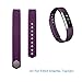 AK for Fitbit Alta Bands, Replacement Bands for Fitbit Alta/Alta HR with Metal Clasp（Purple,Large）