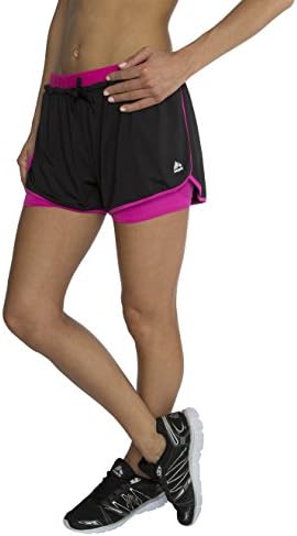 RBX Active Women's Jacquard Elastic Flutter Jersey Short w/ Inner Bike Short