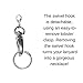 Hidden Hollow Beads Hello Beautiful! Women's Strong Chain Lanyard ID Badge Card Holder Keys, 36