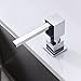 Soap Dispenser, Soap Dispenser for Kitchen Sink, Dish Soap Dispenser Chrome, Heavy Duty Soap Dispenser Square Pump Head, Built in Soap Dispenser